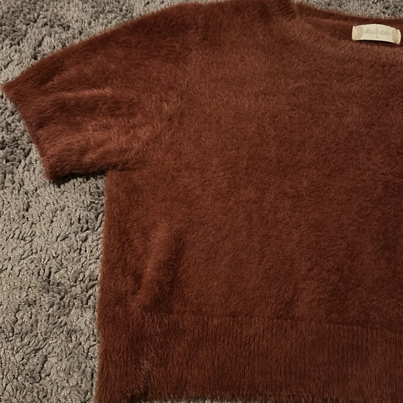 Light Brown soft cropped shirt - Picture 4 of 6